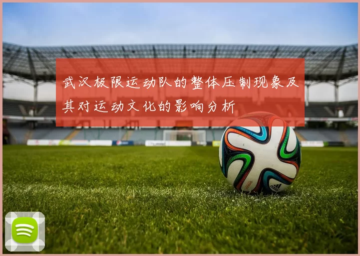 武汉极限运动队的整体压制现象及其对运动文化的影响分析